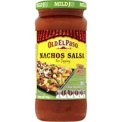 Old El Paso Nachos Salsa Topping Mild Mild 390g