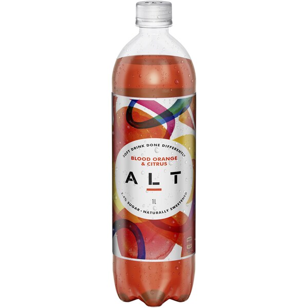 Alt Blood Orange & Citrus Soft Drink Bottle 1l