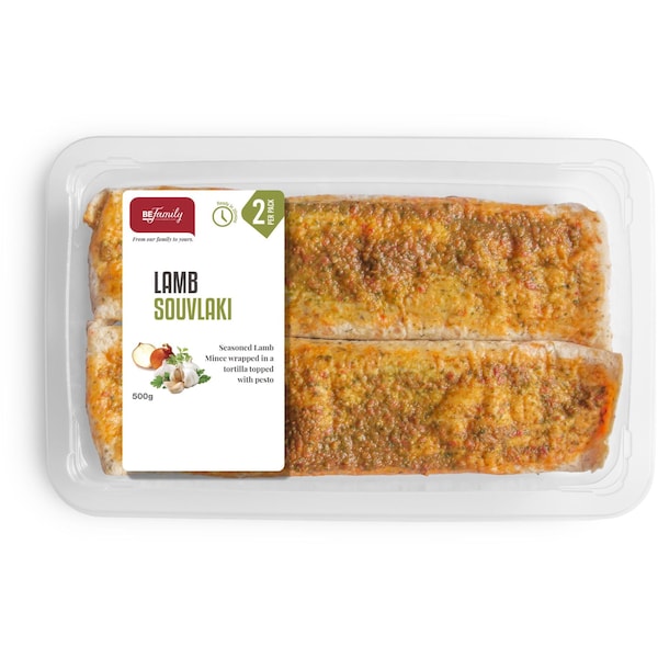 BE Campbell Lamb    Souvlaki Wrap 500g