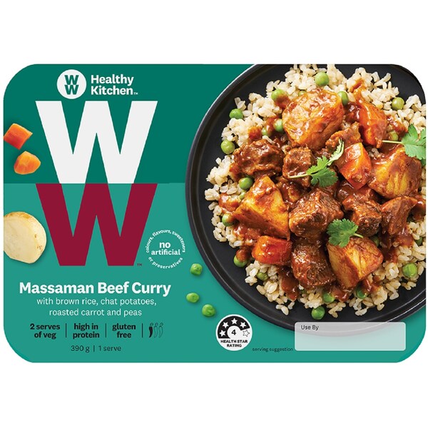 Weight Watchers Massaman Beef Curry Chilled Meal 390g