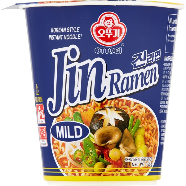 Ottogi Jin Ramen Cup Noodle Mils 65g