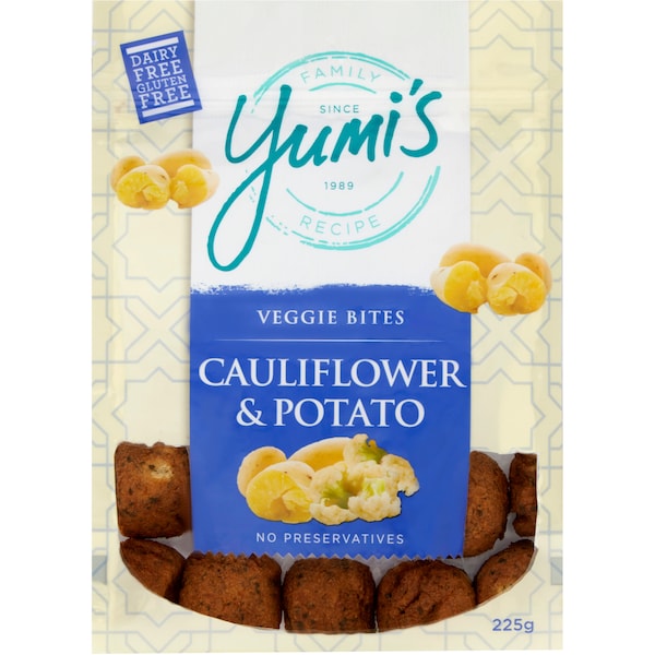 Yumi's Vegie Bites Cauliflower & Potato 225g