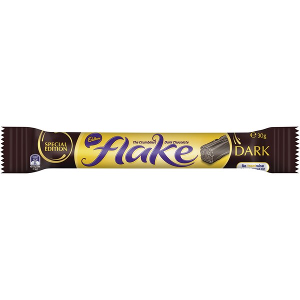 Cadbury Dark Flake Chocolate Bar 30g
