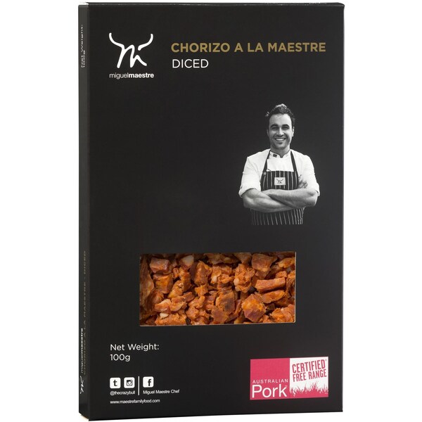Miguel Maestre Chorizo a La Maestre Diced 100g