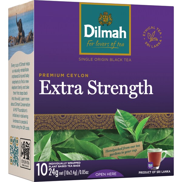 Dilmah Premium Ceylon Extra Strength Tea Bags 10 pack