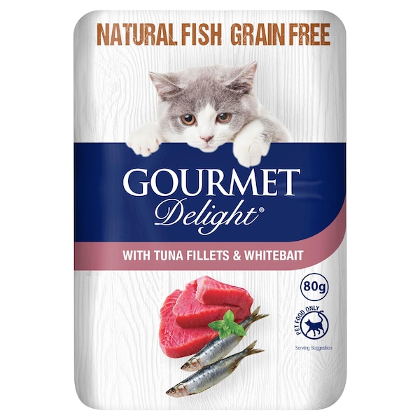 Gourmet Delight With Tuna Fillets Whitebait 80g