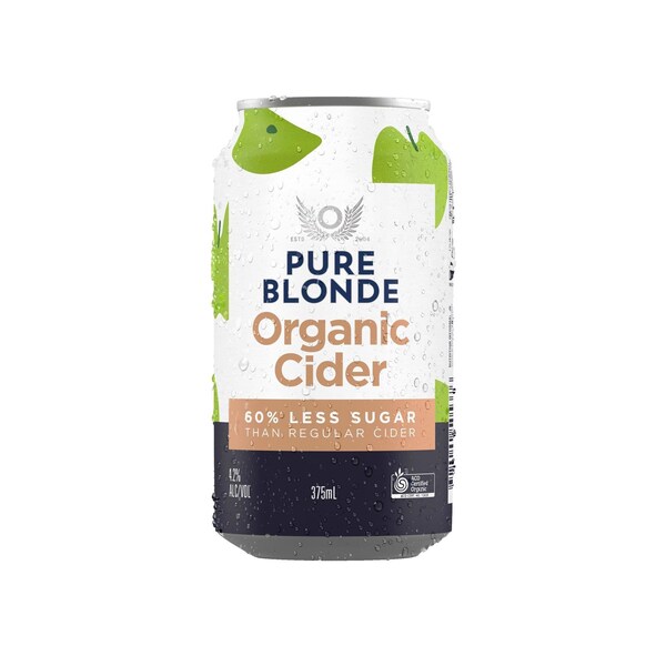Pure Blonde Cider Cans 375ml