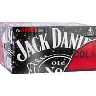 Jack Daniel's Tennessee Whiskey & Cola Bottles