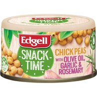 Edgell Snack Time Chickpea Olive Oil Garlic & Rosemary
