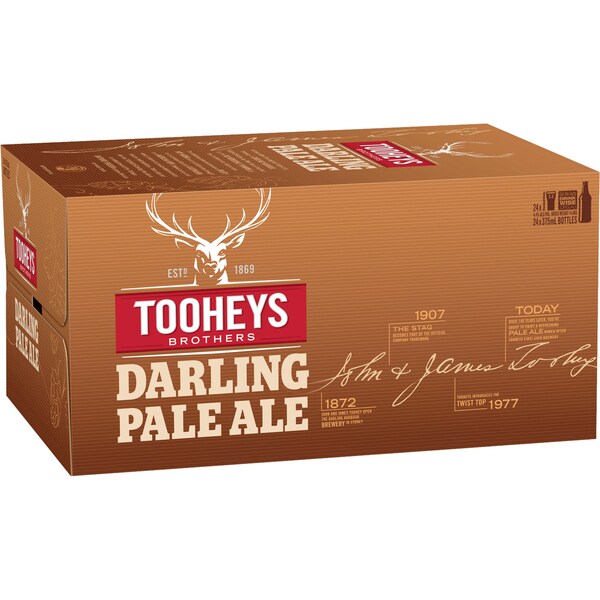Tooheys Darling Pale Ale Cans 24x375ml Case