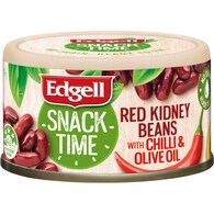 Edgell Snack Time Red Kidney Beans Salad Topper with Chilli