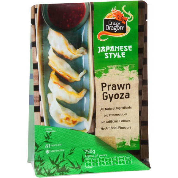 Crazy Dragon Prawn Gyoza 750g