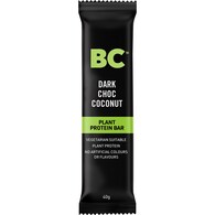 BC Snacks Dark Chocolate Coconut Plant Based Protein Bar