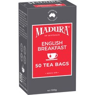 Madura English Breakfast Tea Bags