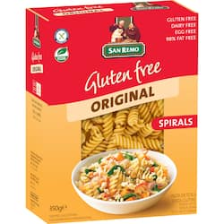 San Remo Gluten Free Spirals 350g