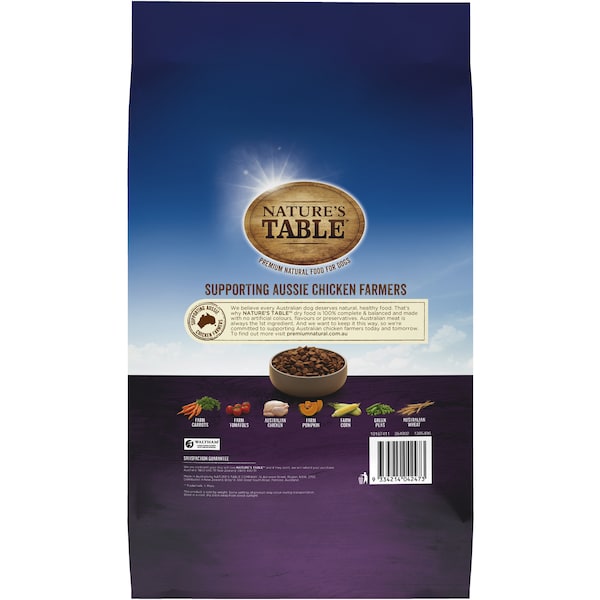 Natures Table Chkn w/Vege 6.5kg