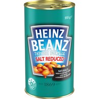 Heinz Baked Beans In Tomato Sauce Canned Salt Reduced
