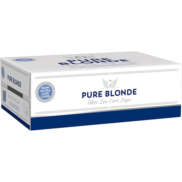 Pure Blonde Ultra Low Carb Lager Cans 375mL x 24 case