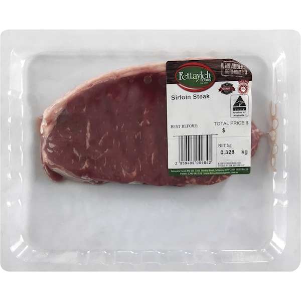 Fettayleh Foods Sirloin Steak 280g - 390g
