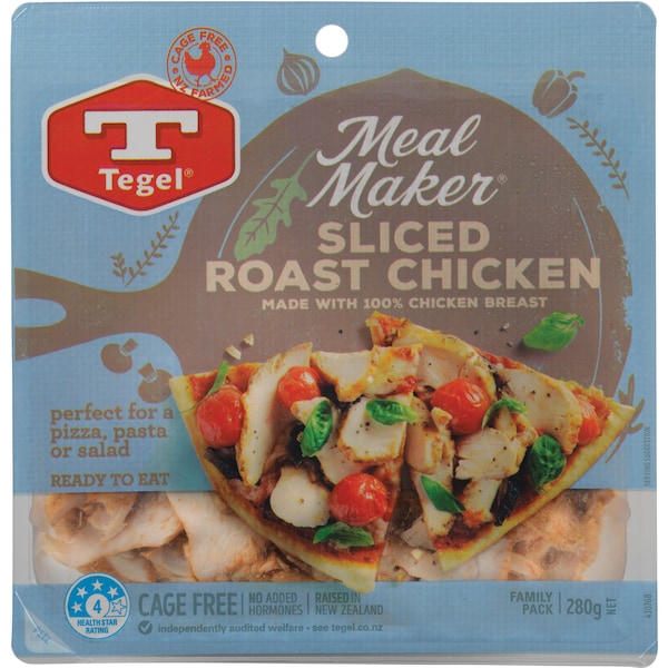 Tegel Meal Maker Sliced Roast Chicken 280g