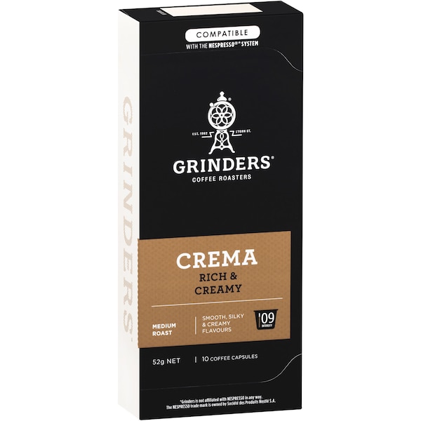 Grinders Coffee Capsules Crema Nespresso System 10 pack