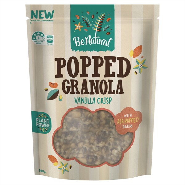 Be Natural Granola Vanilla Crisp 260g