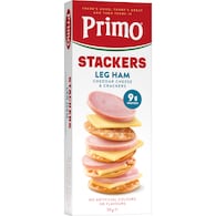 Primo Stackers Leg Ham Cheddar Cheese & Crackers