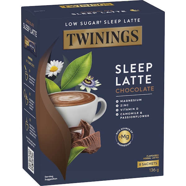 Twinings Sleep Latte Chocolate Flavoured Sachets 8 pack
