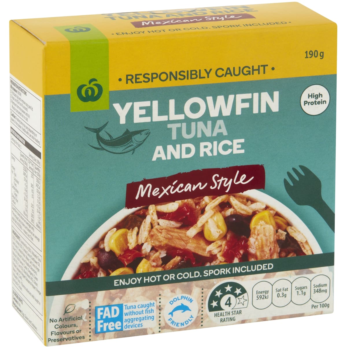 Woolworths Tuna And Rice Mexican Style 190g bunch