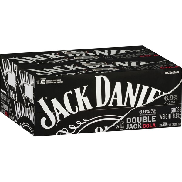 Jack Daniel's Double Jack & Cola 20x375ml Case