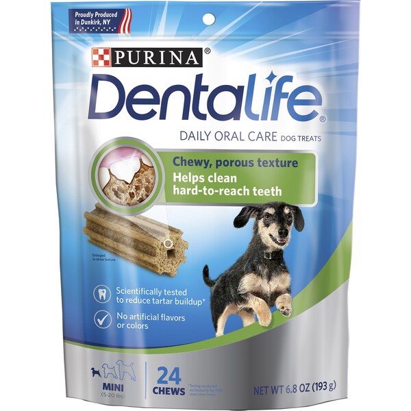 Dentalife Adult Mini Breed Dog Dental Treats 24 Pack