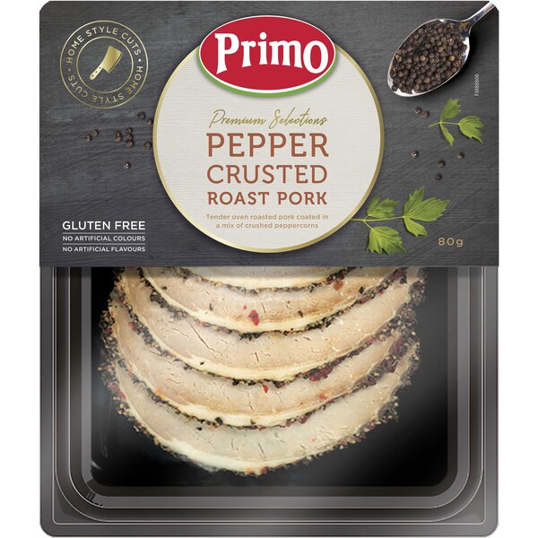 Primo Premium Selections Pepper Crusted Roast Pork 80g