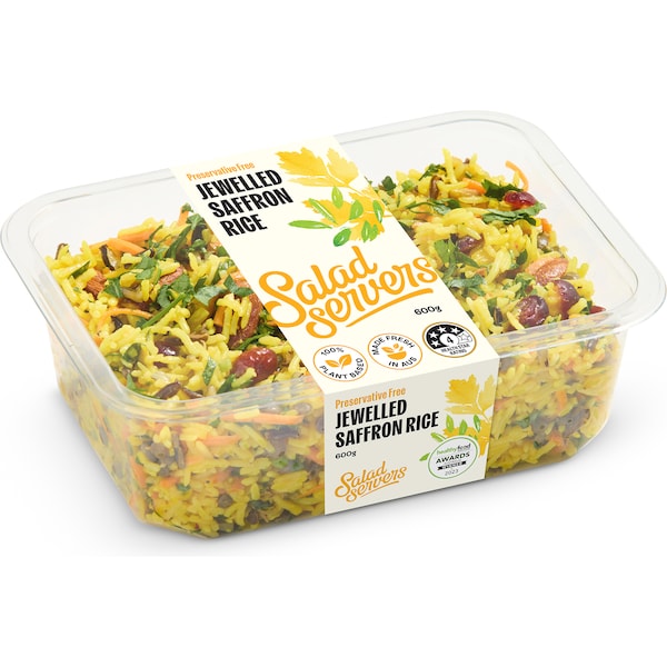 Salad Servers Jewelled Saffron Rice 600g