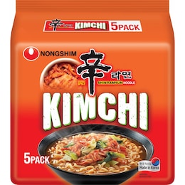 Nongshim Nongshim Kim Chi Noodles 5 pack