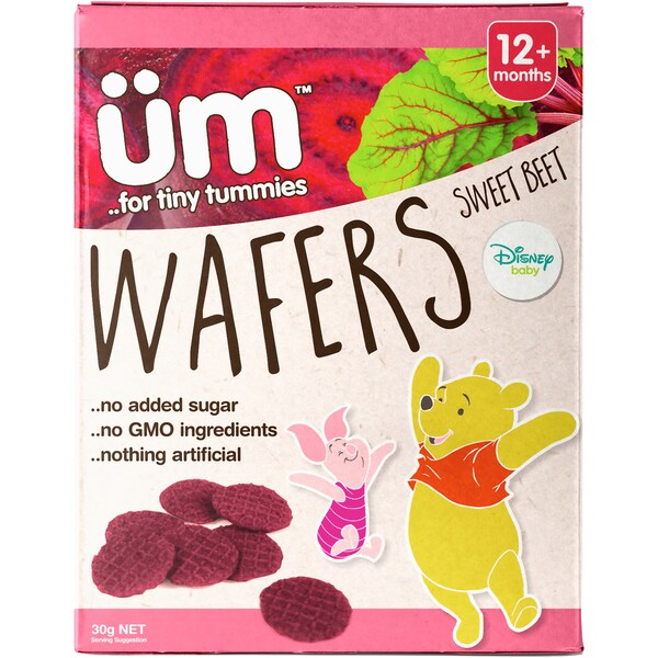 Um Wafers Sweet Beet 12+Months 30g