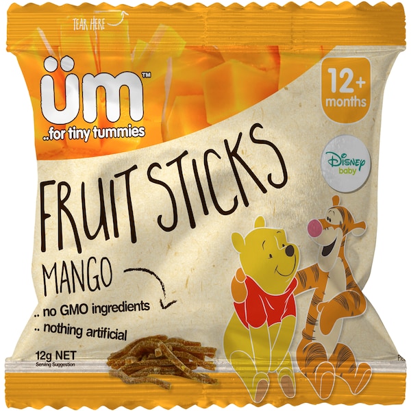 Um Fruit Sticks Mango 12+Months 12g