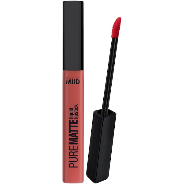 MUD Pure Matte Liquid Lipstick Red Rose Each