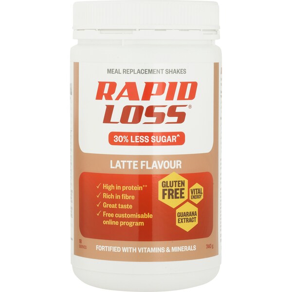 Rapid Loss Meal Replacement Shake - Latte 740g