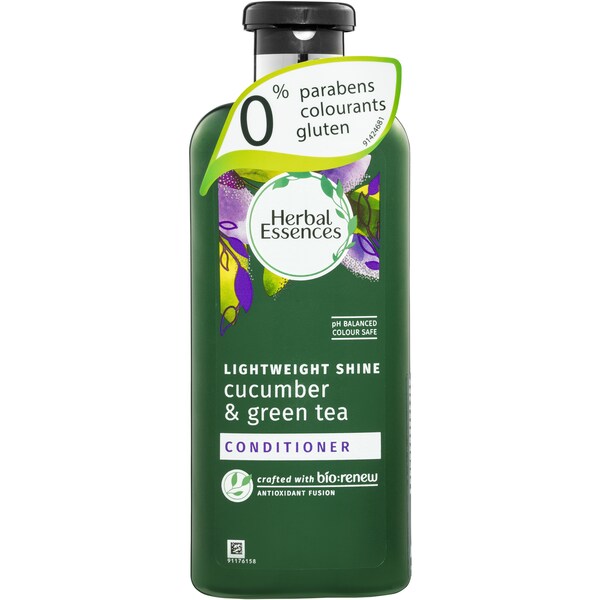 Herbal Essences Lightweight Shine Cucumber & Green Tea Conditioner 400mL