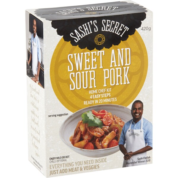 Sashi's Secret Sweet & Sour Pork Kit 420g
