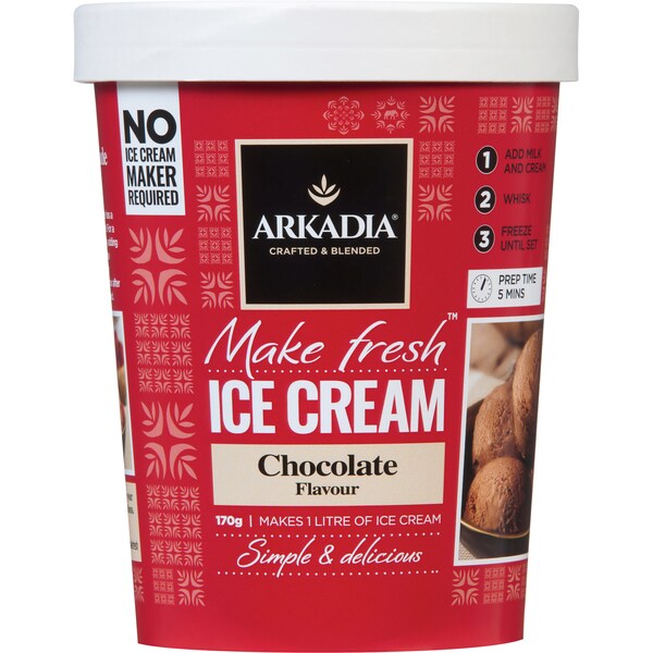 Arkadia Chocolate Diy Ice Cream 170g