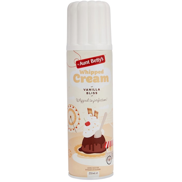 Aunt Betty's Whipped Cream Vanilla Bliss 250mL