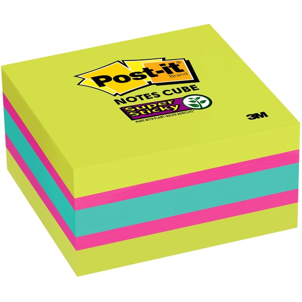 Post-it Super Sticky Notes Cube each