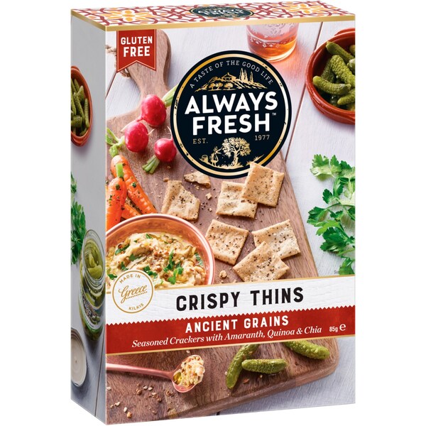 Always Fresh Crispy Thin Ancient Grain 85g