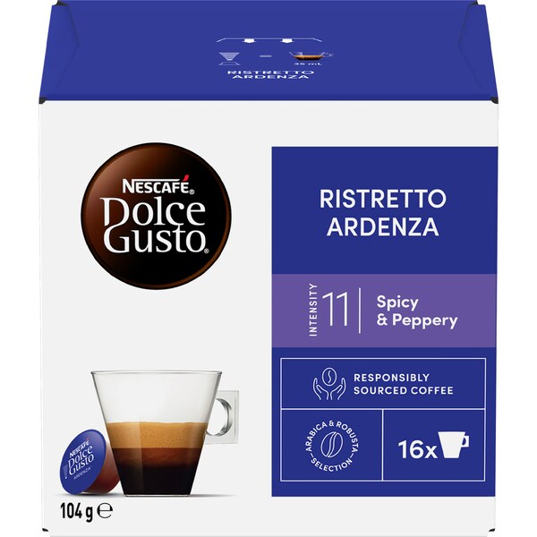 Nescafe Dolce Gusto Ristretto Ardenza Coffee Pods 16 pack