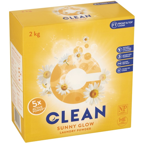 Clean Laundry Powder Sunny Glow 2kg