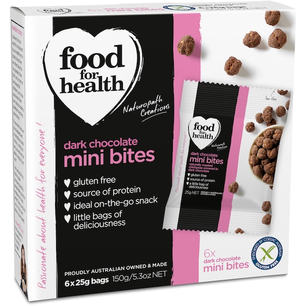 Food For Health Chocolate Mini Bites 150g