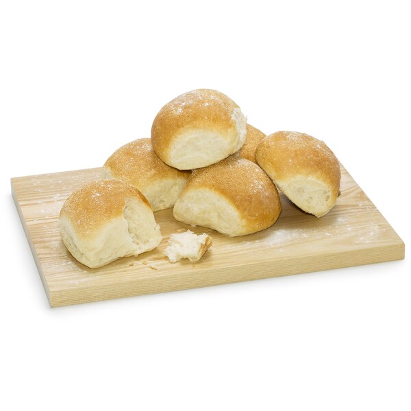 Woolworths Crusty Bread Roll 6 pack