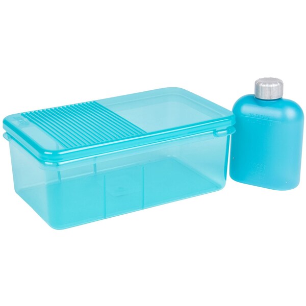 Cool Lunch Box With Bottle Assorted Each