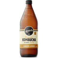 Remedy Organic Kombucha Ginger Lemon